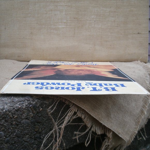 Vintage B.T. Jones Baby Powder Metal Sign - Picture 6 of 16